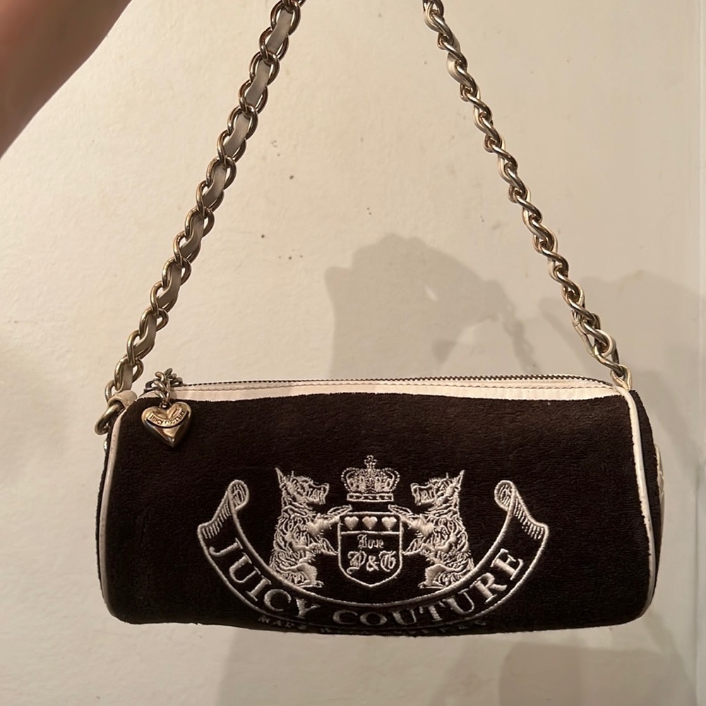 Brown and Creme Barrel Bag